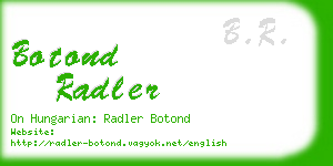 botond radler business card